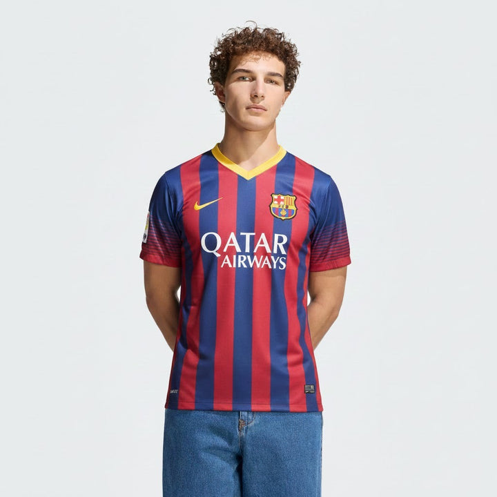 Camiseta Barcelona primera equipación 13/14 retro