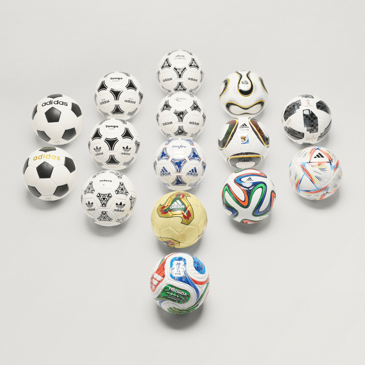 Conjunto de Minibalones Históricos de la Copa Mundial de la FIFA